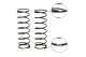 Ultimate Racing - Ultimate Front Shock Spring 70mm 1.6/9.00T, 2 Pcs.
