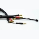 Ultimate Racing - 2S Charge Cable Lead W/4mm &amp; 5mm Bullet Connector, 600mm