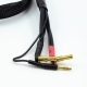 Ultimate Racing - 2S Charge Cable Lead W/4mm &amp; 5mm Bullet Connector, 600mm