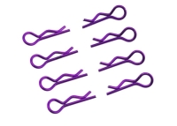 Ultimate Racing - Body Clips 1/8 L and R Purple, 4+4 Pcs.