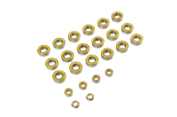 Ultimate Racing - BEARING KIT YELLOW RUBER HI-SPEED SEAL 2RS (KYOSHO/MUGEN/HYPER-7)