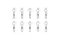 Turbo Racing - M1.4 x 8 mm screws 10PCS (TB-760215)