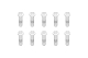 Turbo Racing - M1.4 x 8 mm screws 10PCS (TB-760215)