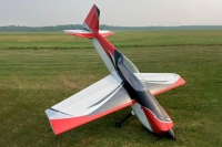AJ Aircraft - 106" Raven DT ARF - red/black