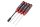 Hobbytech - Innensechskant Schlüsselset 1,5/2/2,5mm + steckschlüssel 7mm, rot (HTR-412)