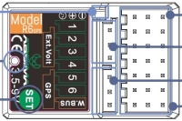 Absima - 6-Kanal Empfänger "R6GPS" 2.4GHz (2020024)