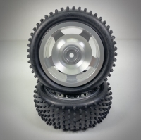 Absima - Aluminium Buggy Räderset 4WD vorne 12mm Hex 1:10 (2 St.) (2500023)