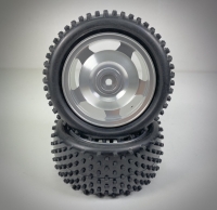 Absima - Aluminium Buggy Räderset 4WD hinten 12mm Hex 1:10 (2 St.) (2500025)