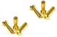 Absima - 4mm Goldstecker (6 St.) (3040016)