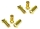 Absima - 5mm Goldstecker (6 St.) (3040017)