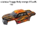 Absima - Truggy Karosserie orange AT3.4BL-V2 (1230954)