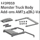 Absima - Monster Truck Karosserie Anbauteile...