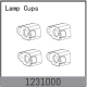 Absima - Lampen Halterung (4 St.) - CR3.4eco (1231000)
