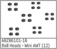 Absima - Ball Heads - Mini AMT (12 St.) (ABZ86101-16)