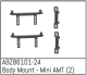 Absima - Body Mount - Mini AMT (2 St.) (ABZ86101-24)