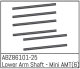 Absima - Lower Arm Shaft - Mini AMT (6 St.) (ABZ86101-25)