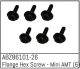 Absima - Flange Hex Screw - Mini AMT (6 St.) (ABZ86101-26)