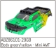 Absima - Body green/yellow - Mini AMT (ABZ86101-29GB)