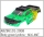 Absima - Body green/yellow - Mini AMT (ABZ86101-29GB)