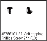 Absima - Self-tapping Phillips Screw 2*4 - Mini AMT (10 St.) (ABZ86101-37)