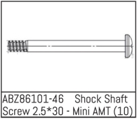 Absima - Shock Shaft Screw 2.5*30 - Mini AMT (10 St.) (ABZ86101-46)
