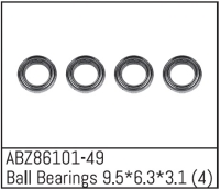 Absima - Ball Bearings 9.5*6.3*3.1 - Mini AMT (4 St.) (ABZ86101-49)