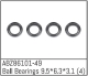 Absima - Ball Bearings 9.5*6.3*3.1 - Mini AMT (4 St.)...