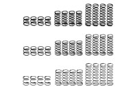 Hobbytech - CRX2 WOLF SHOCKS SPRINGS SET (CRX-201)