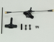 Ares - Stabilizer Flybar, Rotor Head and Main Shaft Set:...