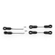 Ares - Lower Rotor Head Linkage & Servo Pushrod Set:...