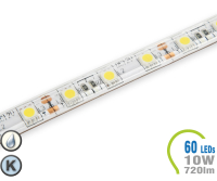 V-TAC - LED Stripe 60 LED/m 720 lm/m  IP65 Kaltweiß (V2148)