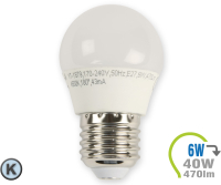 V-TAC - E27 LED Lampe 6W G45  Kaltweiß (V4249)