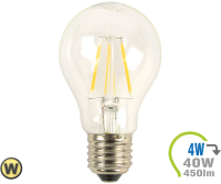 V-TAC - E27 LED Lampe 4W Filament A60 Warmweiß (V4259)
