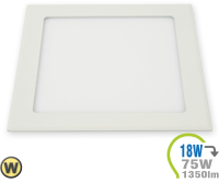 V-TAC - LED Paneel Einbauleuchte Premium Serie 18W Eckig Warmweiß (V4869)