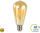V-TAC - E27 LED Lampe 8W Filament ST64 Ultra-Warmweiß (V4421)