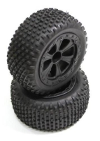 Absima - Reifen komplett hinten (2 St.) Hot Shot Serie 1 Buggy (1230061)