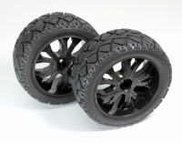 Absima - Räderset Buggy "Onroad" schwarz vorne 1:10 (2 St.) (2500013)