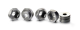 Absima - Aluminium Radadapter 12mm auf 17mm (4 St.) inkl....