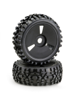 Absima - Räderset Buggy Disc "Dirt" schwarz 1:8 (2 St.) (2520018)