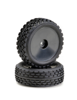 Absima - Räderset Buggy Disc "Offroad" vorne schwarz 1:10 (2 St.) (2500011)