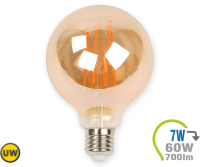 V-TAC - E27 LED Globe 7W Vintage Filament G95 Ultra-Warmweiß (V7147)