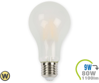V-TAC - E27 LED Lampe 9W Filament matt A67 Warmweiß (V7184)