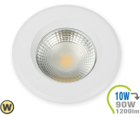 V-TAC - LED Einbauleuchte 10W Rund Warmweiß (V1270)