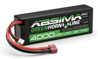 Absima - Greenhorn LiPo Stick Pack 7.4V-45C 4000 Hardcase (T-Plug) (4140008)