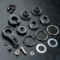 MST-Racing - Servo Saver 8-fach verstellbar Alu schwarz (MST820127BK)