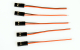 Hacker Motor 2-poliges Buchsenkabel 2x 0,14mm², 70mm...