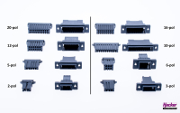 Hacker Motor »click« connect Multipin-Verbinder (10 Pins/Kontakte für 0,5mm² bis 1mm²) (4250320254058)