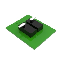 MODSTER MDX BF 109 E 400mm/MDX Spitfire: Empfänger-Gyro-Board mit Servo (MD11748)