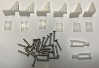 MODSTER ASW 28 V1/V2 2600 mm: Ruderhörner - Set (MD11816)
