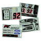 ProtoForm - 2022 NASCAR Cup Series Ford Mustang Clear Body Infraction 6S - 1:7